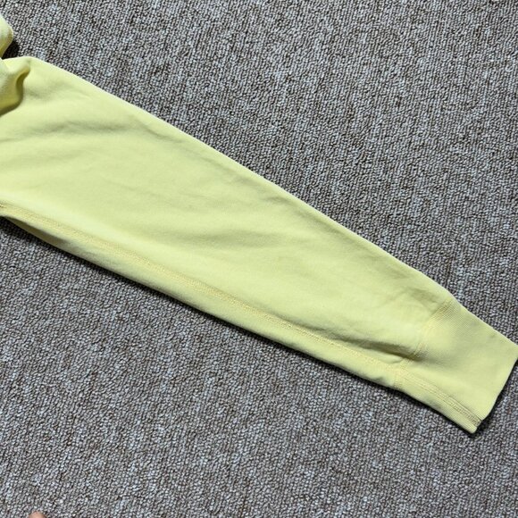 Reigning Champ Lightweight Terry Fleece Pullover Hoodie Yellow Medium - Picture 9 of 10